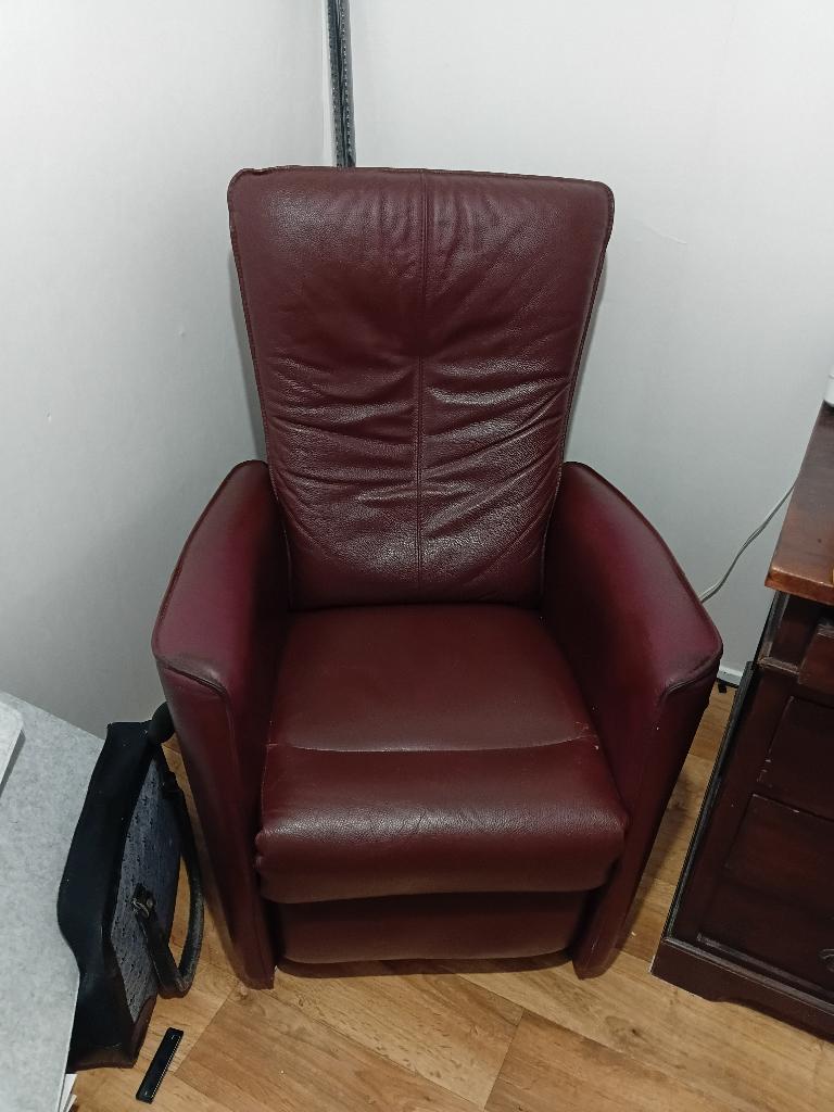 prominent leren relaxstoel sta-op stoel electrische, Ophalen, Gebruikt, Minder dan 75 cm, Leer