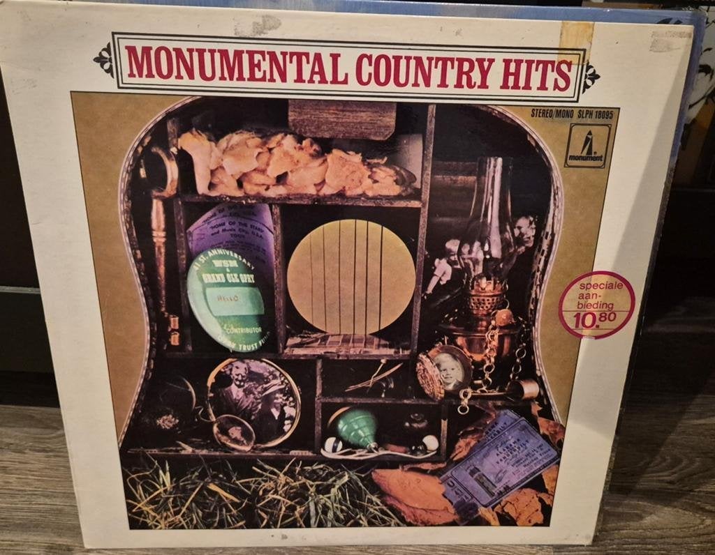LP Monumental Country Hits (Dolly Parton e.a.), Ophalen of Verzenden, Gebruikt, 12 inch