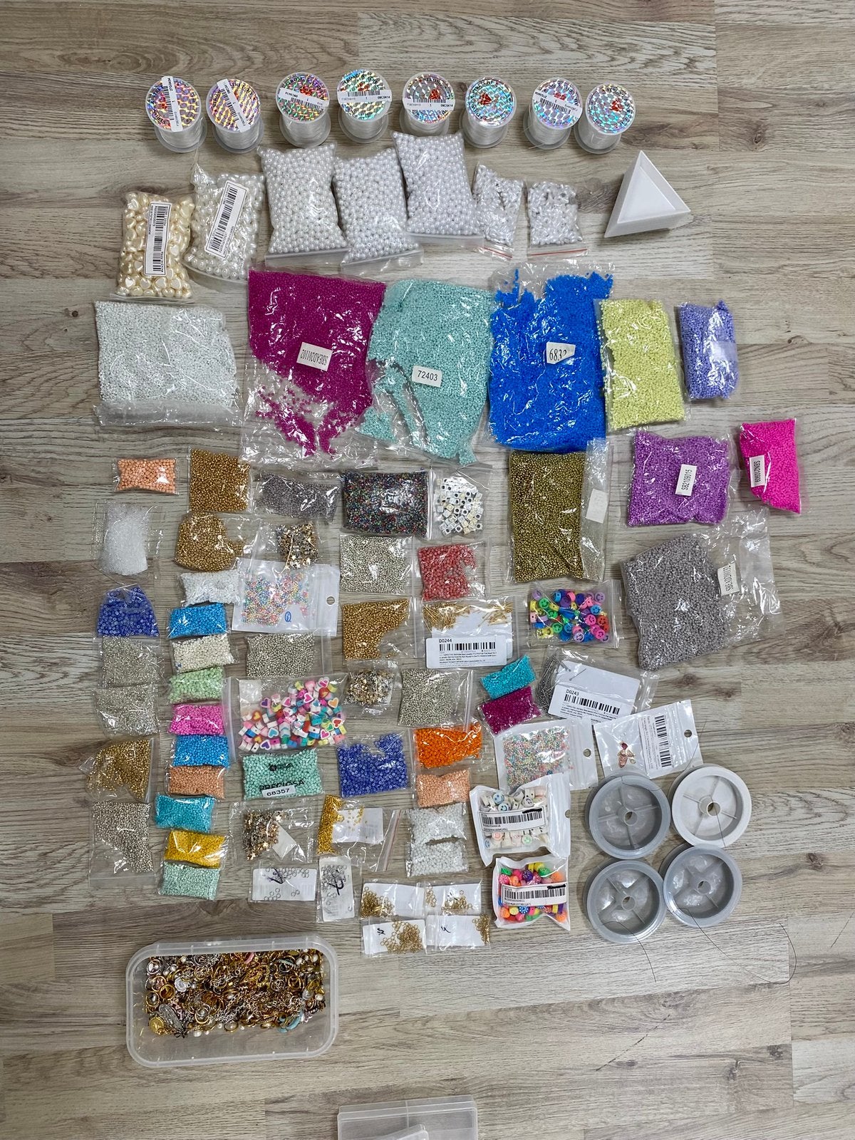Grote partij kralen en bedels voor sieraden maken, Ophalen of Verzenden, Nieuw, Kraal