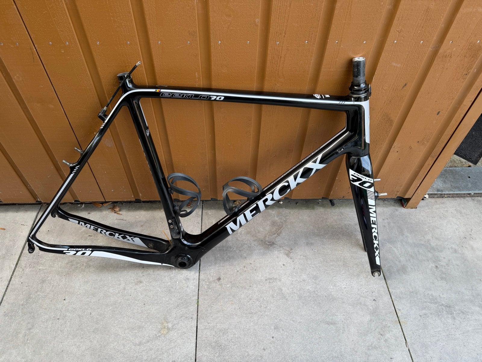 Eddy Merckx carbon gravel racefiets frame 59cm met scheur, Fietsen en Brommers, Overige merken, Gebruikt, Carbon, Ophalen of Verzenden