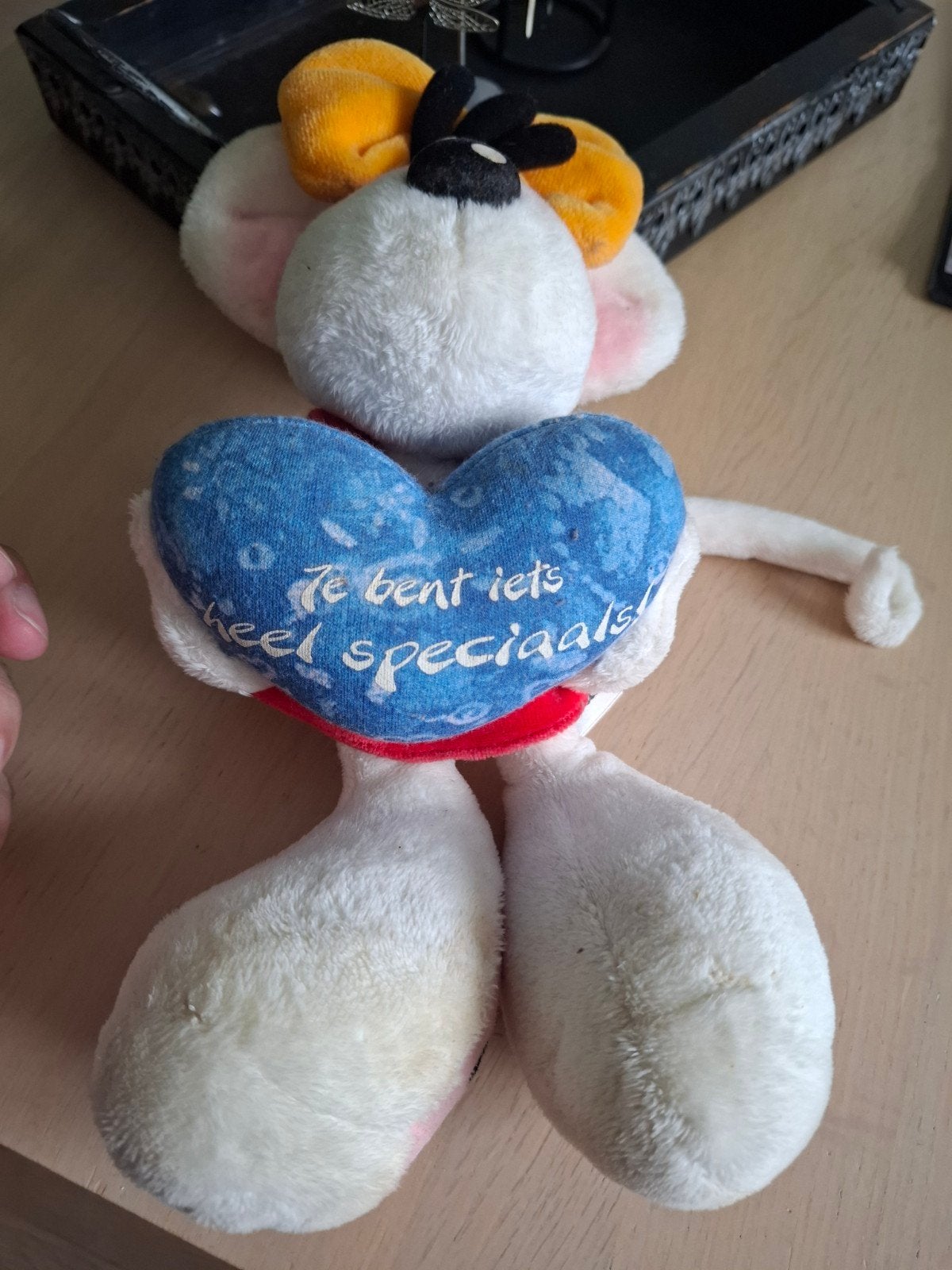 Diddlina knuffel met hartje - "Je bent iets heel speciaals", Kinderen en Baby's, Speelgoed | Knuffels en Pluche, Muis, Overige merken