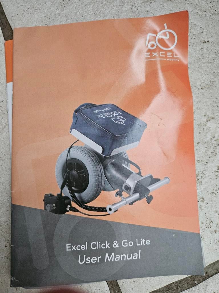 Click en co duwhulp van Exel, Ophalen, Zo goed als nieuw, Elektrische rolstoel