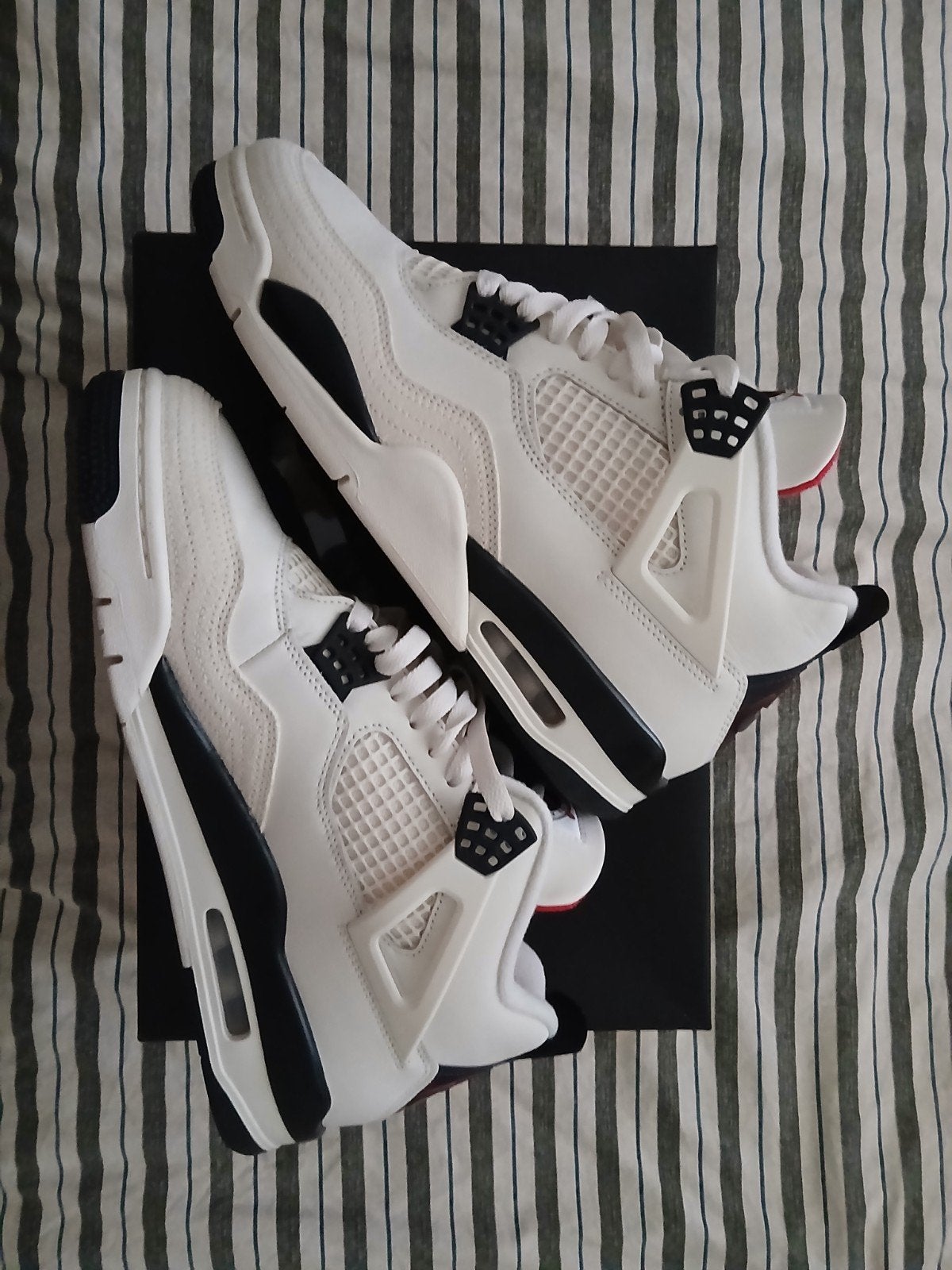 Nike Air Jordan 4 Retro Fight Club 45 MET DOOS, Nike Jordan, Wit, Ophalen of Verzenden, Sneakers of Gympen