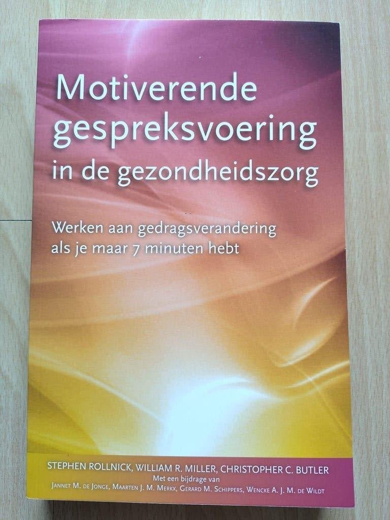 Boek Motiverende gespreksvoering in de gezondheidszorg, Boeken, Zo goed als nieuw, Gamma, Stephen Rollnick, HBO