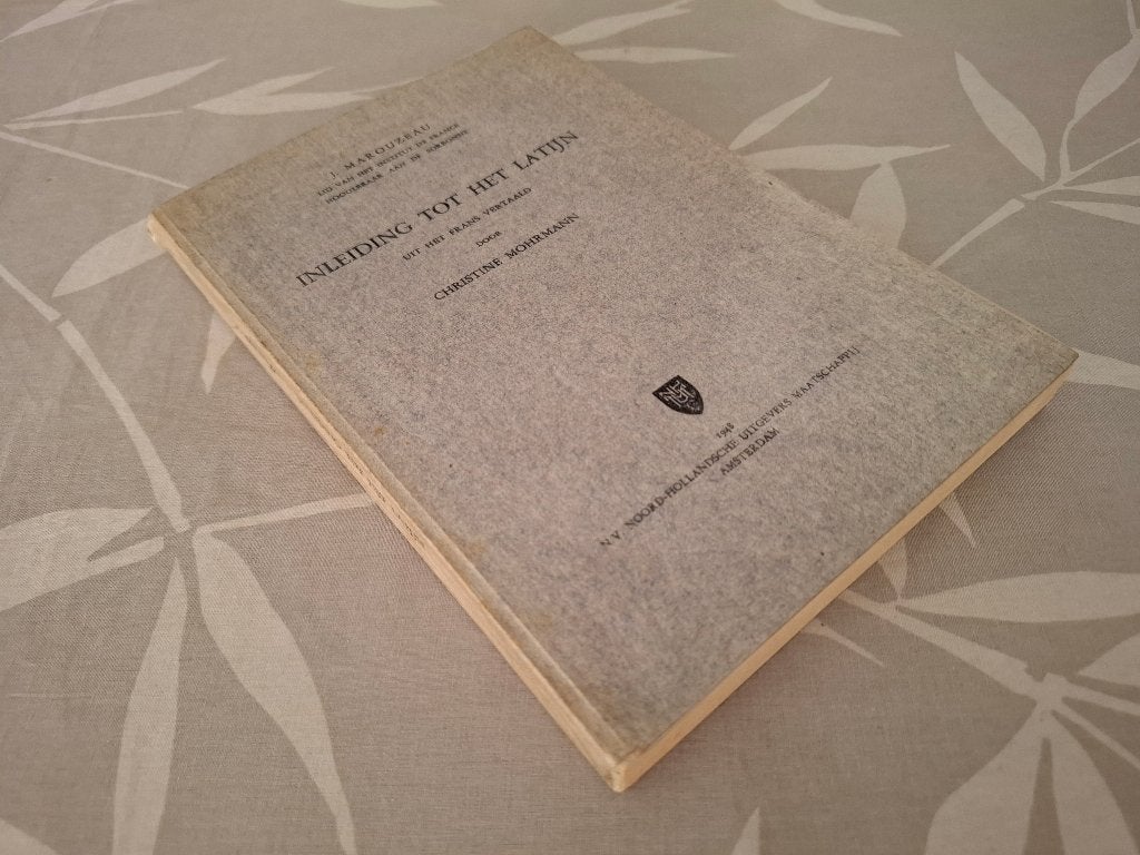 INLEIDING tot het LATIJN - J. Marouzeau (1948), Boeken, Gelezen, Non-fictie, Nederlands, Latijn, Ophalen of Verzenden