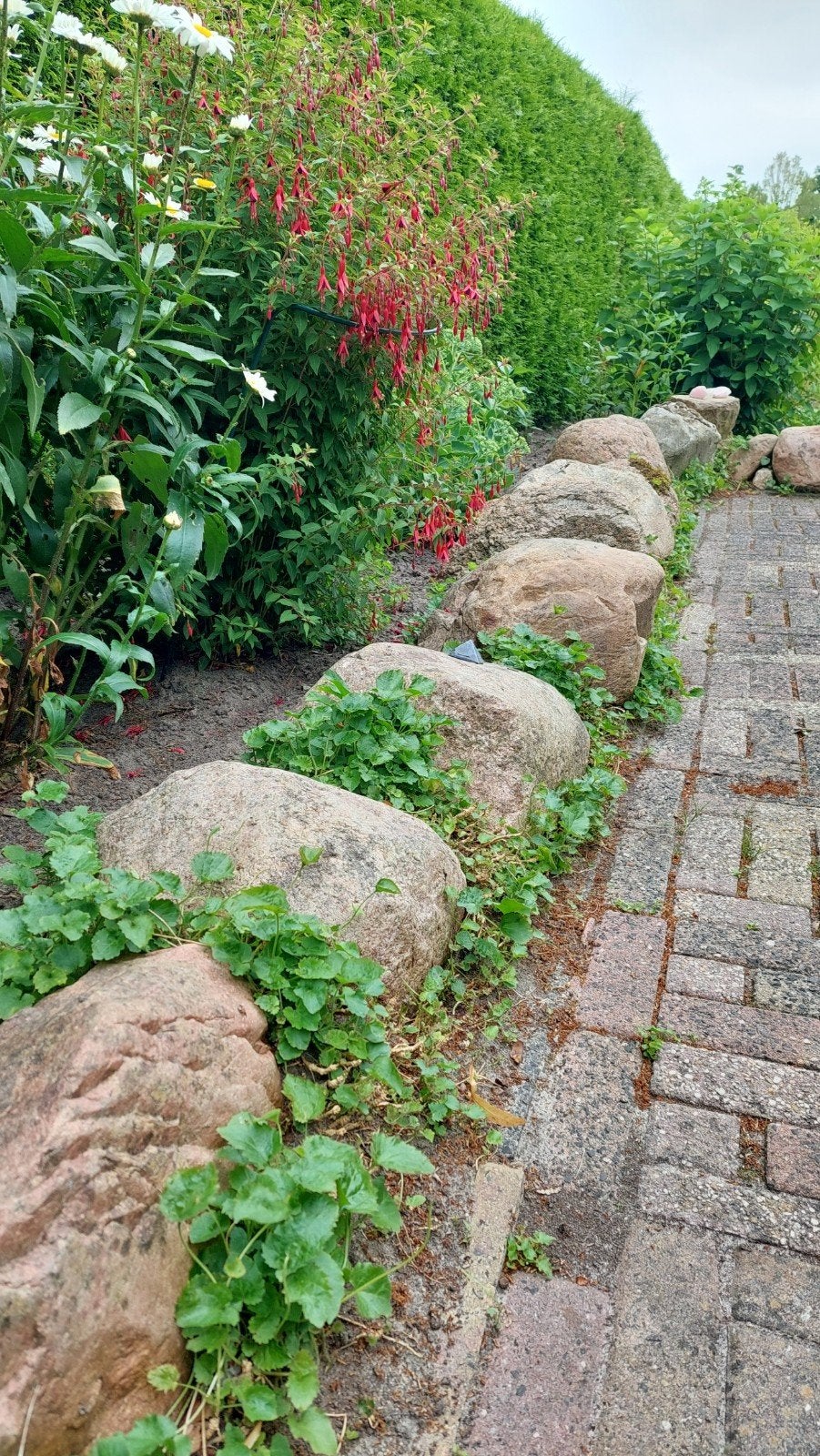 Zwerfkeien, grote partij, voor tuin of decoratie., Tuin en Terras, Ophalen, Gebruikt, Graniet, Kei