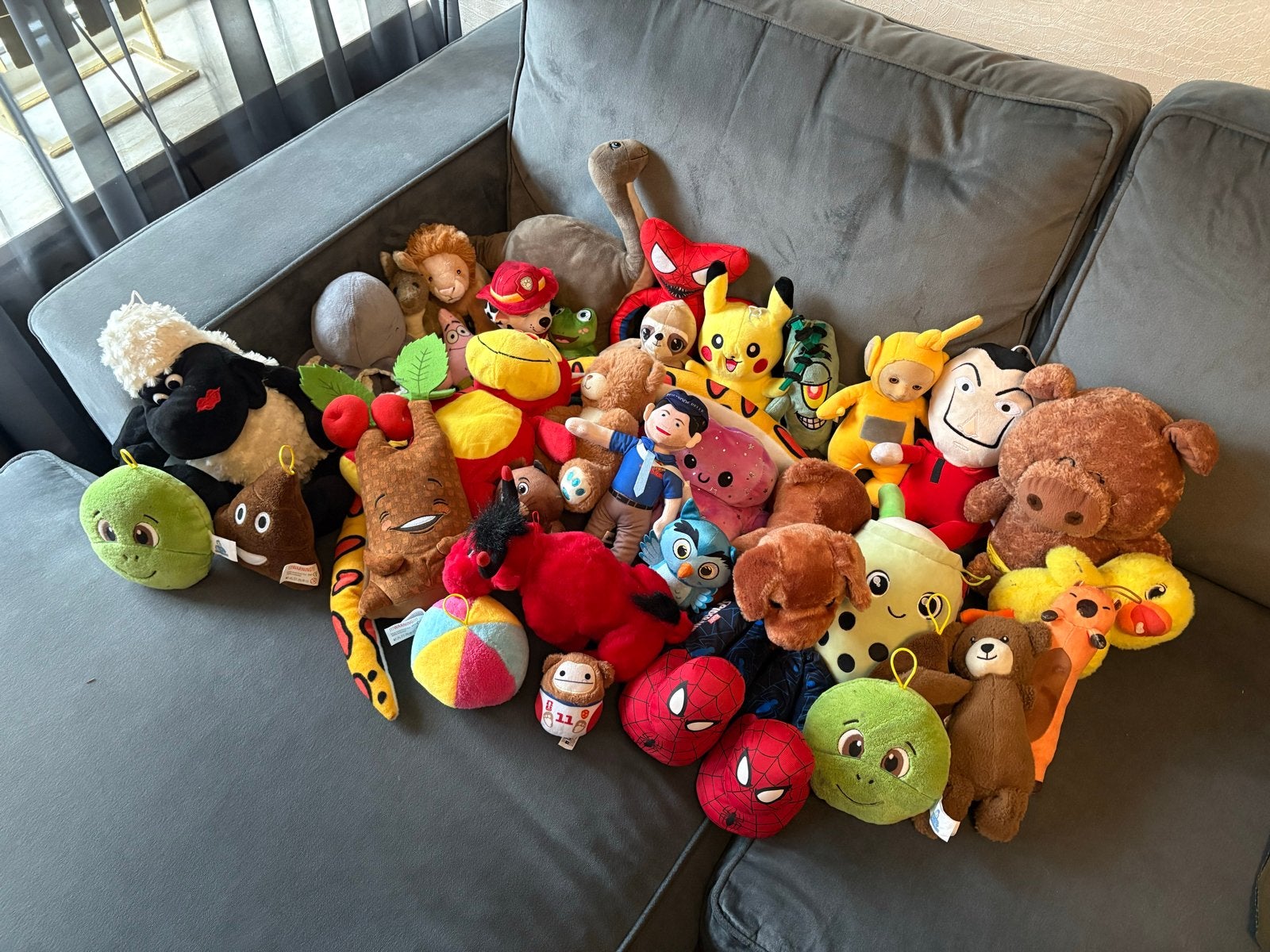Grote partij diverse knuffels - Zo goed als nieuw!, Kinderen en Baby's, Overige merken, Overige karakters, Overige typen, Ophalen of Verzenden