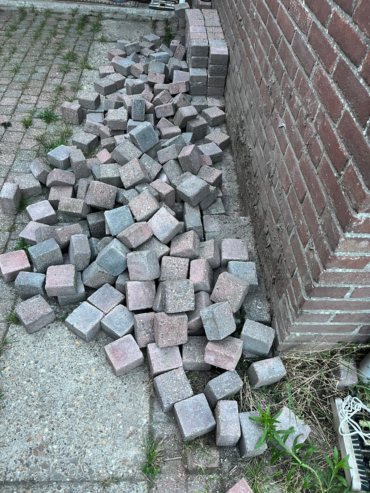 4,15 m2 klinkertjes 10x10 gratis af te hale, Ophalen, Zo goed als nieuw