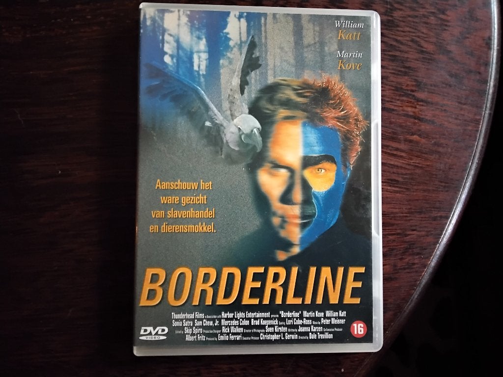 Borderline, origineel, Cd's en Dvd's, Engels, Vanaf 16 jaar, Nederlands, Actiethriller