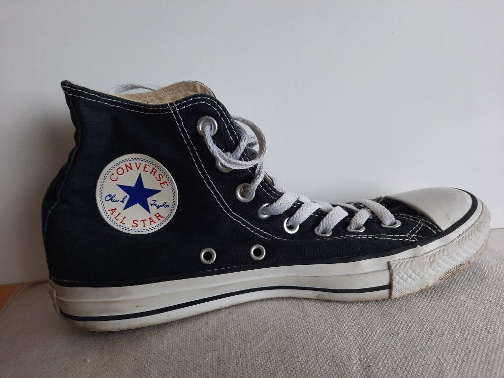 All Star by Converse hoge sneakers zwart maat 39,5, Zwart, Ophalen of Verzenden, Converse All Stars, Sneakers of Gympen