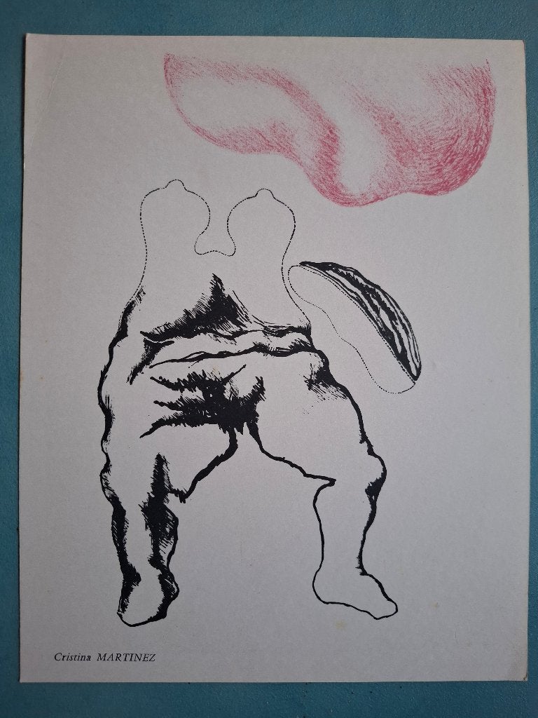 Originele litho van Cristina Martinez 1967  Parijs, Ophalen of Verzenden