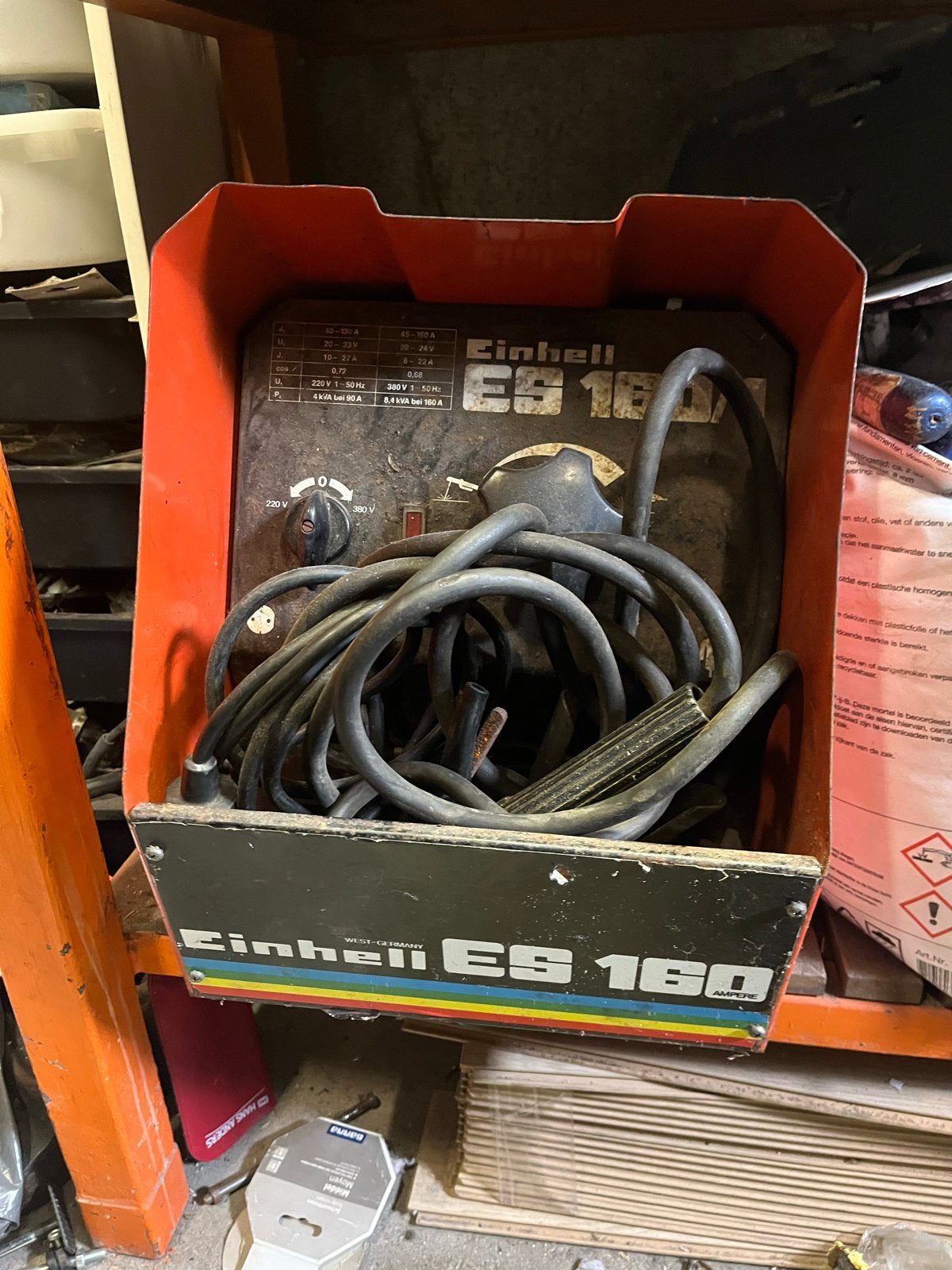 Einhell ES 160/1 Lasapparaat - Gebruikt, Ophalen, Gebruikt, 150 tot 250 ampère, Elektroden