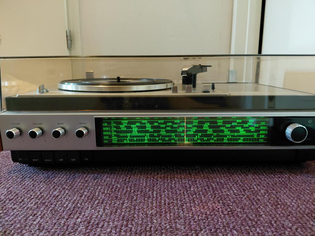 Tuner met platenspeler, vintage, Audio, Tv en Foto, Ophalen