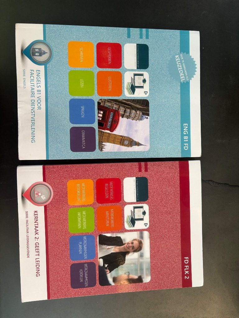 Schoolboeken facilitaire dienstverlening, Ophalen, Engels, Nieuw, Diverse auteurs