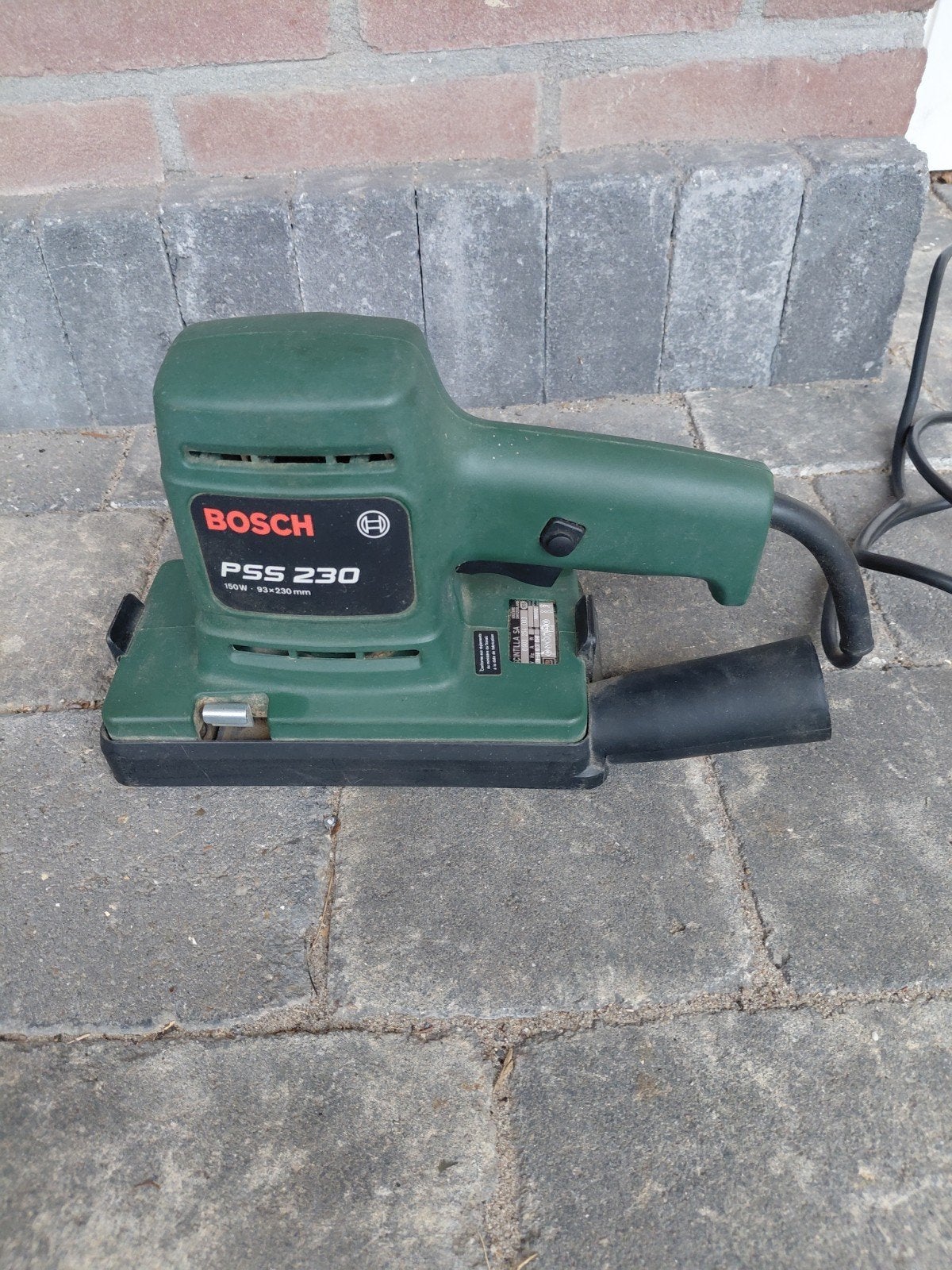 Bosch vlakschuurmachine, Ophalen, Gebruikt, Minder dan 600 watt, Vlakschuurmachine