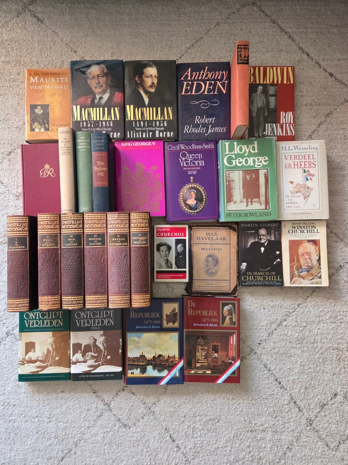 Collectie historische en biografische boeken, Ophalen, Gelezen, Diverse auteurs, Politiek