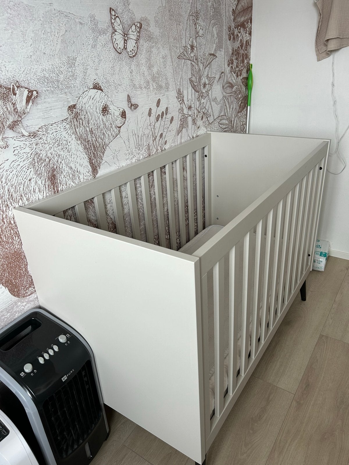 Ledikant 60x120 cm met matras, Ophalen, Zo goed als nieuw, Minder dan 140 cm, Matras