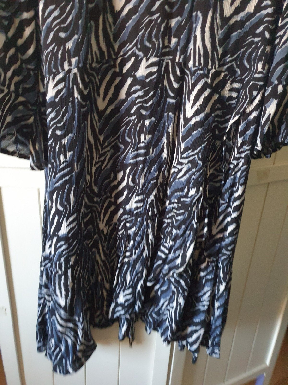 Zhenzi jurk, Verzenden, Zo goed als nieuw, Maat 46/48 (XL) of groter, Blauw