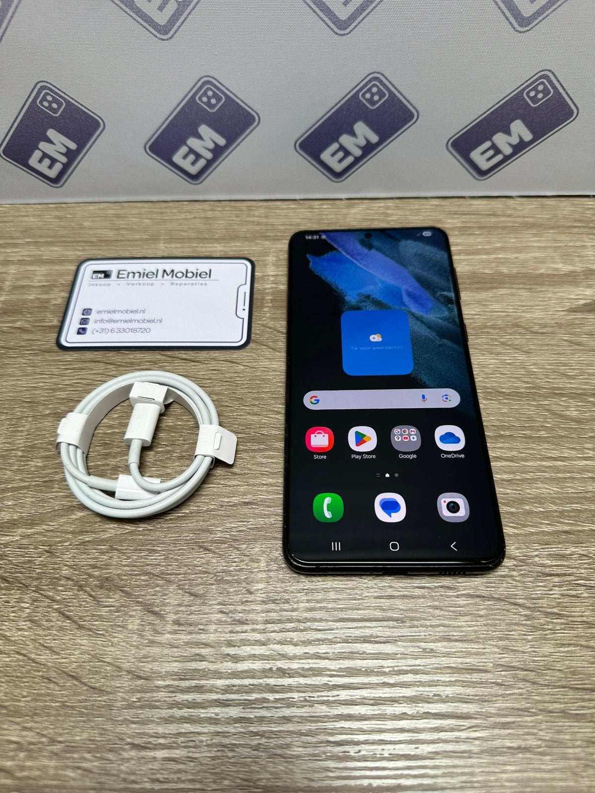 Samsung Galaxy S21+ 5G - 128GB / garantie, Telecommunicatie, Mobiele telefoons | Samsung, Zwart, Ophalen of Verzenden, Zo goed als nieuw