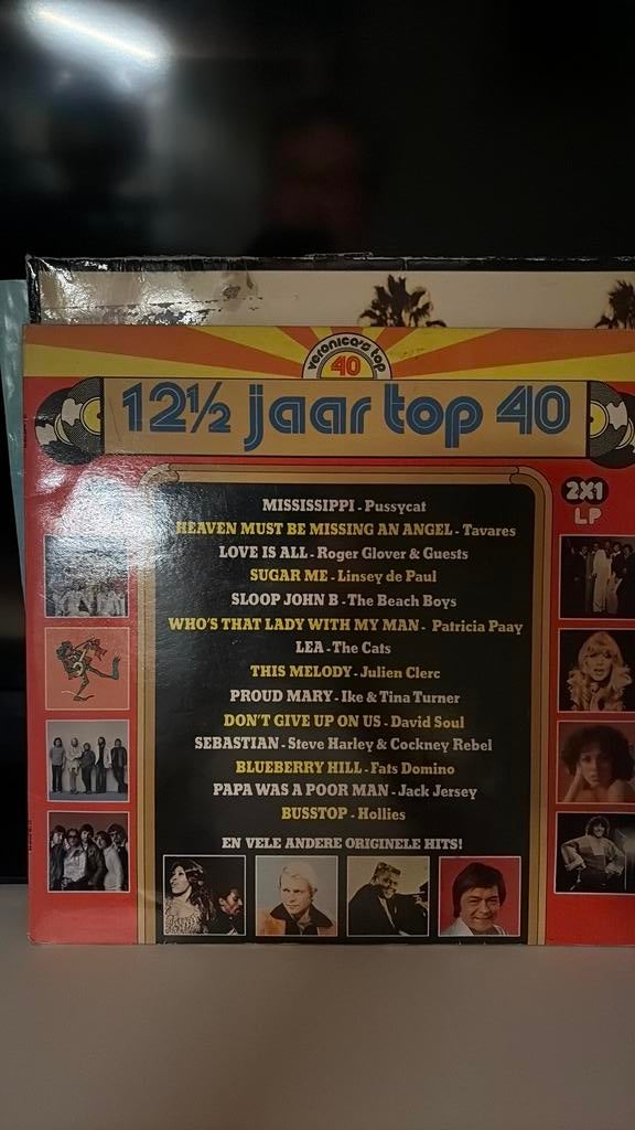 12,5 jaar Top 40 (2 lp), Ophalen of Verzenden, Zo goed als nieuw, 12 inch, Pop