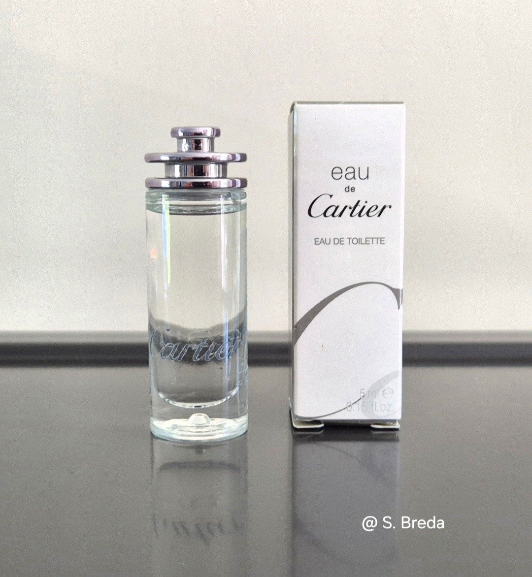 Eau de Cartier - Eau de Toilette miniatuur met doosje, Ophalen of Verzenden, Gebruikt