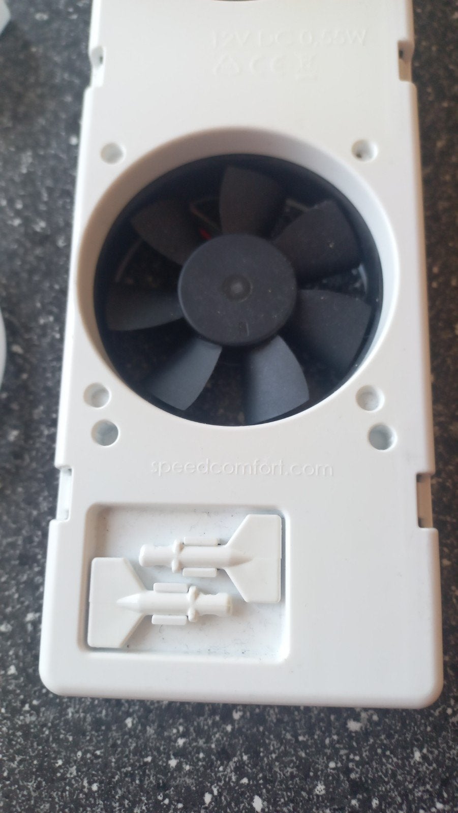 Radiatorventilator Speedcomfort set van 2 in nieuwstaat, Witgoed en Apparatuur, Ventilatoren, Ophalen, Zo goed als nieuw, Radiatorventilator