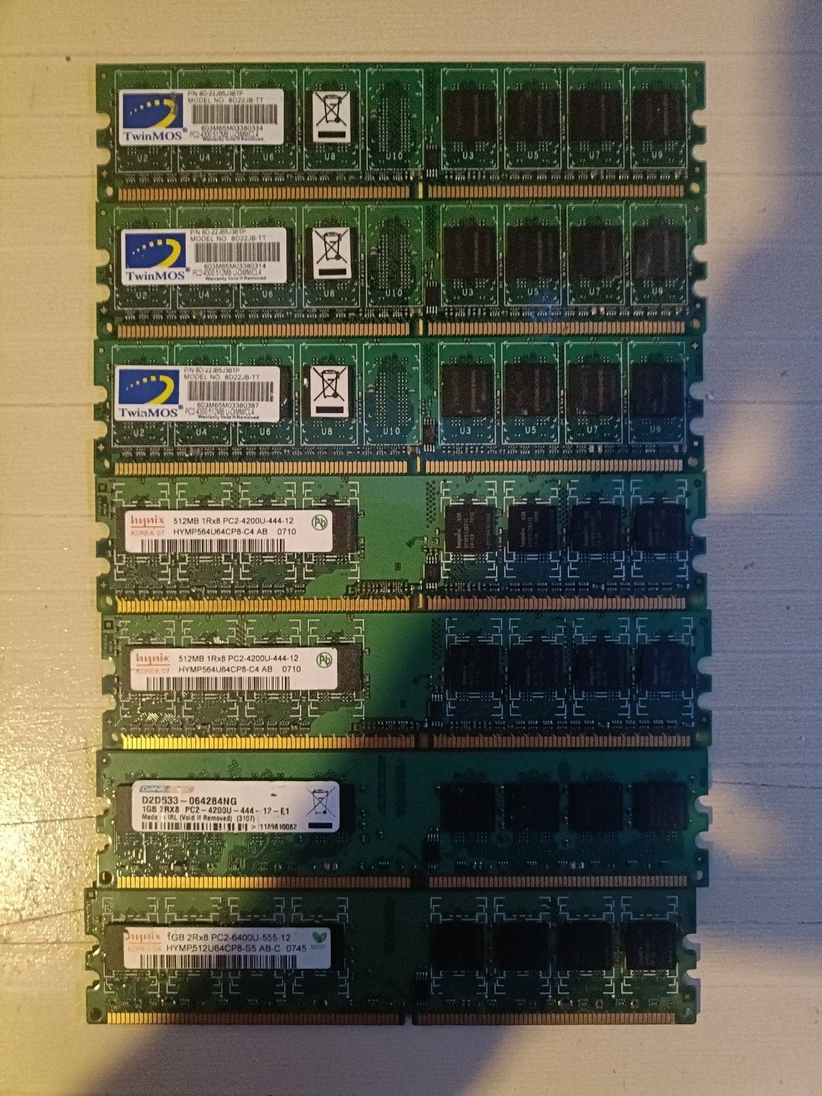 DDR2 RAM Geheugenmodules: 512MB en 1GB voor Desktop, Ophalen of Verzenden