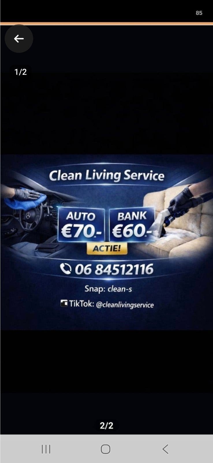 clean living service, Ophalen of Verzenden
