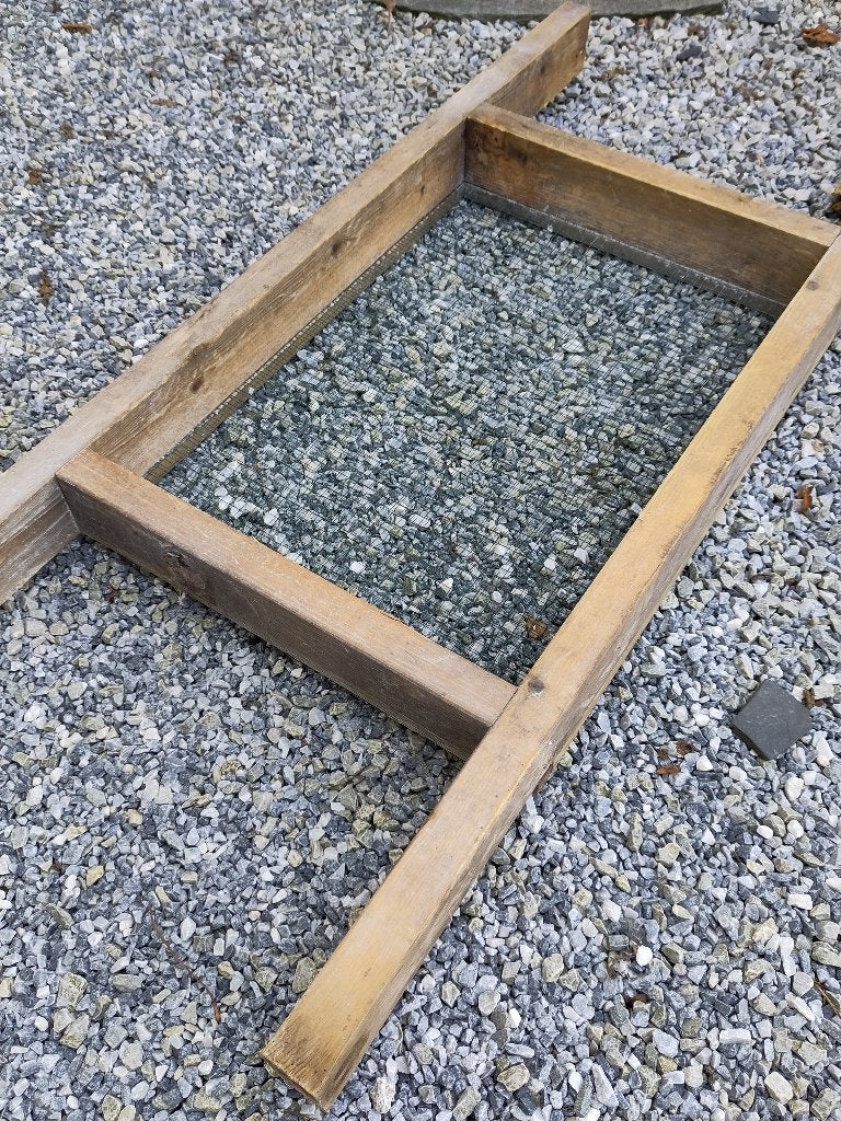 Zeef voor grind, Tuin en Terras, Ophalen, Zo goed als nieuw, Overige materialen, Overige typen