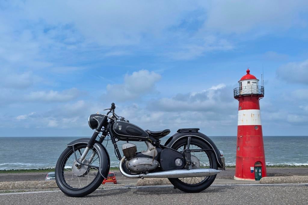 DKW RT200/2 uit 1955 - Klassieke Motorfiets, Motoren