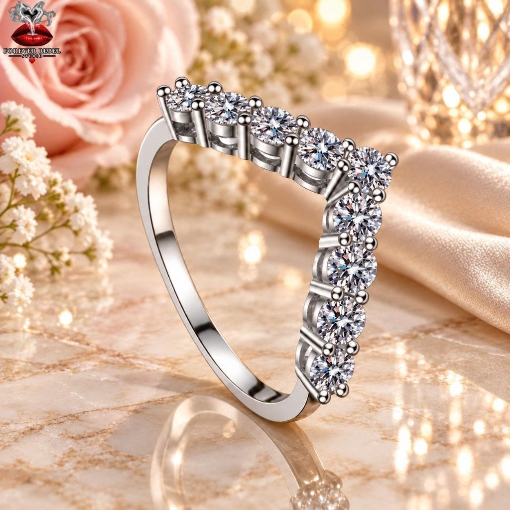 Sorevia 0,9 ct Moissanite Ring 925 Zilver - Diverse maten, 18 tot 19, Verzenden, Foreverrebelstudio@pm.me, Met edelsteen