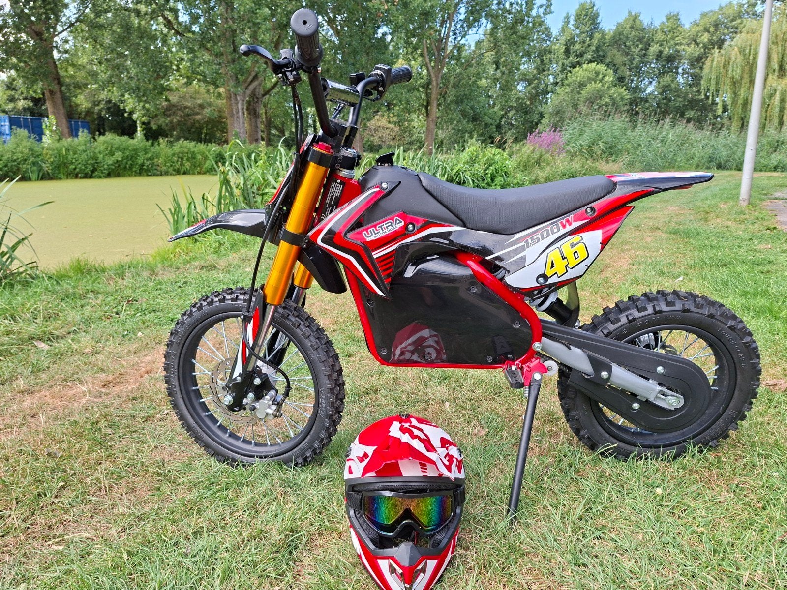 crossmotor 60km peruur elektrische, Ophalen