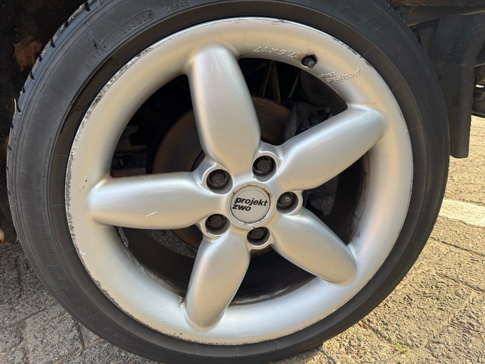 Originele Project Zwo 17 inch velgen 5x112, Gebruikt, Velg(en), 17 inch, Ophalen