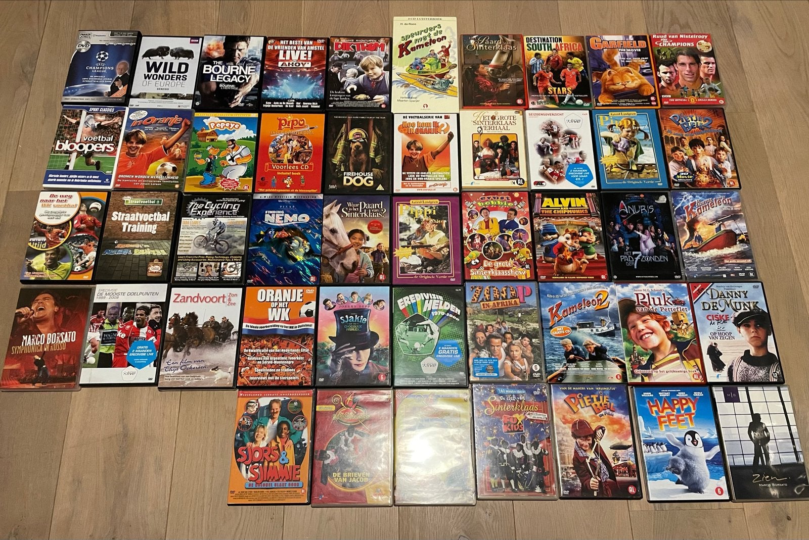 Grote collectie diverse DVD's - Films, sport en meer, Gebruikt, Alle leeftijden, Nederlands, Ophalen of Verzenden