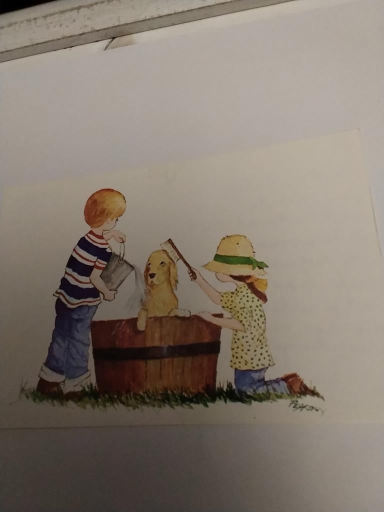 B. PEARDON /  KINDEREN DOEN HOND IN BAD, Ophalen of Verzenden, Kinderen