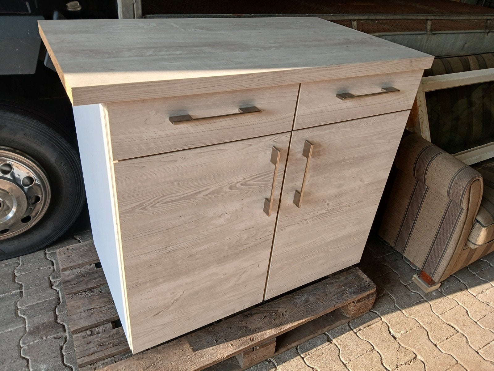 Keukenkast, dubbel, Ophalen, 50 tot 75 cm, 50 tot 100 cm, Minder dan 100 cm