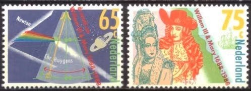 Nederland 1988 - nvph 1406-1407 - Willem III en Mary -  Bl, Ophalen of Verzenden, Na 1940, Postfris