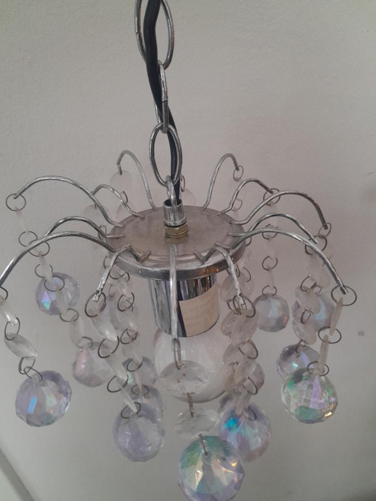 Kroonluchter lamp, Huis en Inrichting, Lampen | Kroonluchters, Ophalen of Verzenden, Zo goed als nieuw, Overige materialen