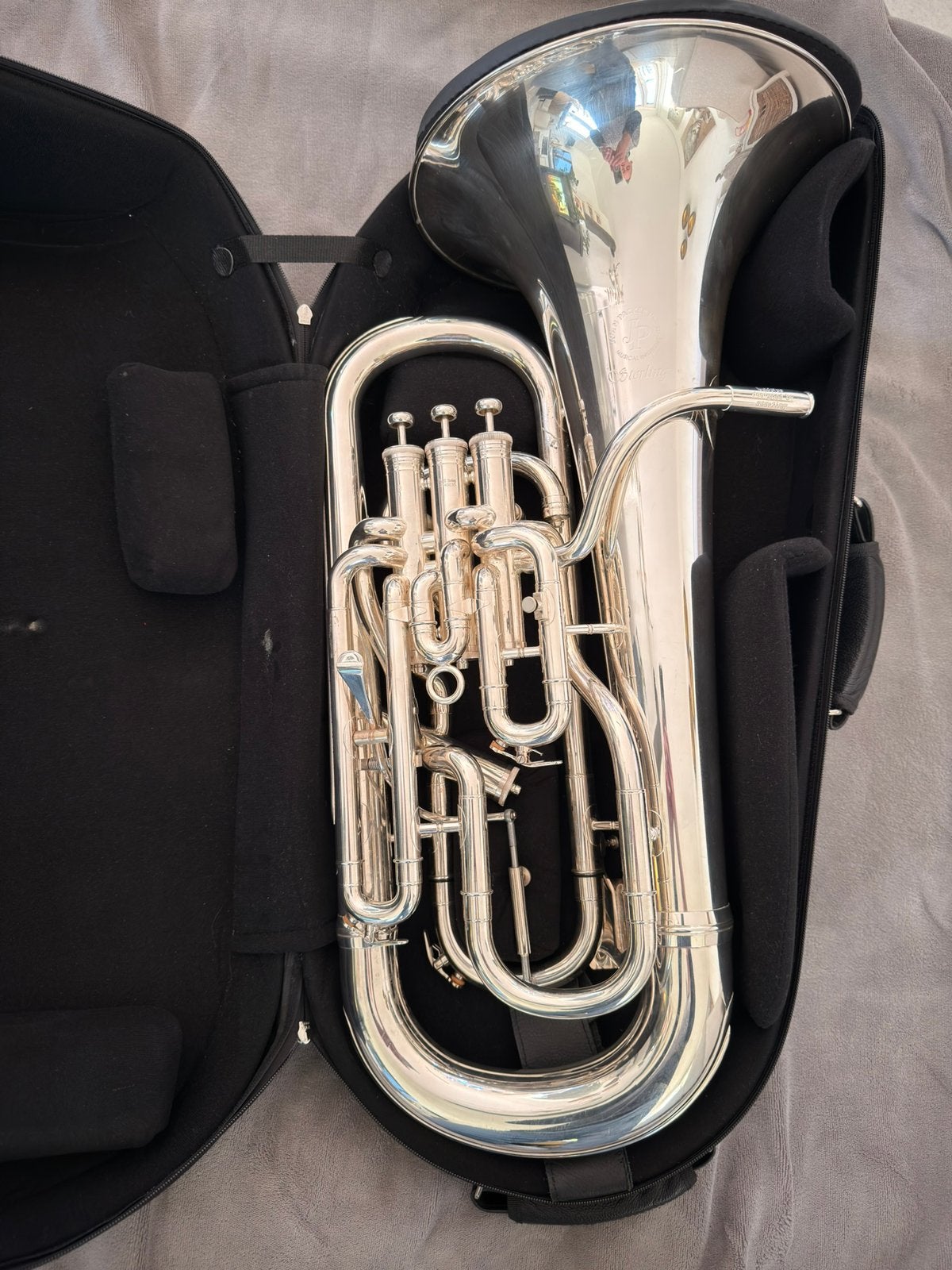 Sterling JP374ST Euphonium - Zo goed als nieuw, Ophalen, Zo goed als nieuw, Euphonium of Tenortuba