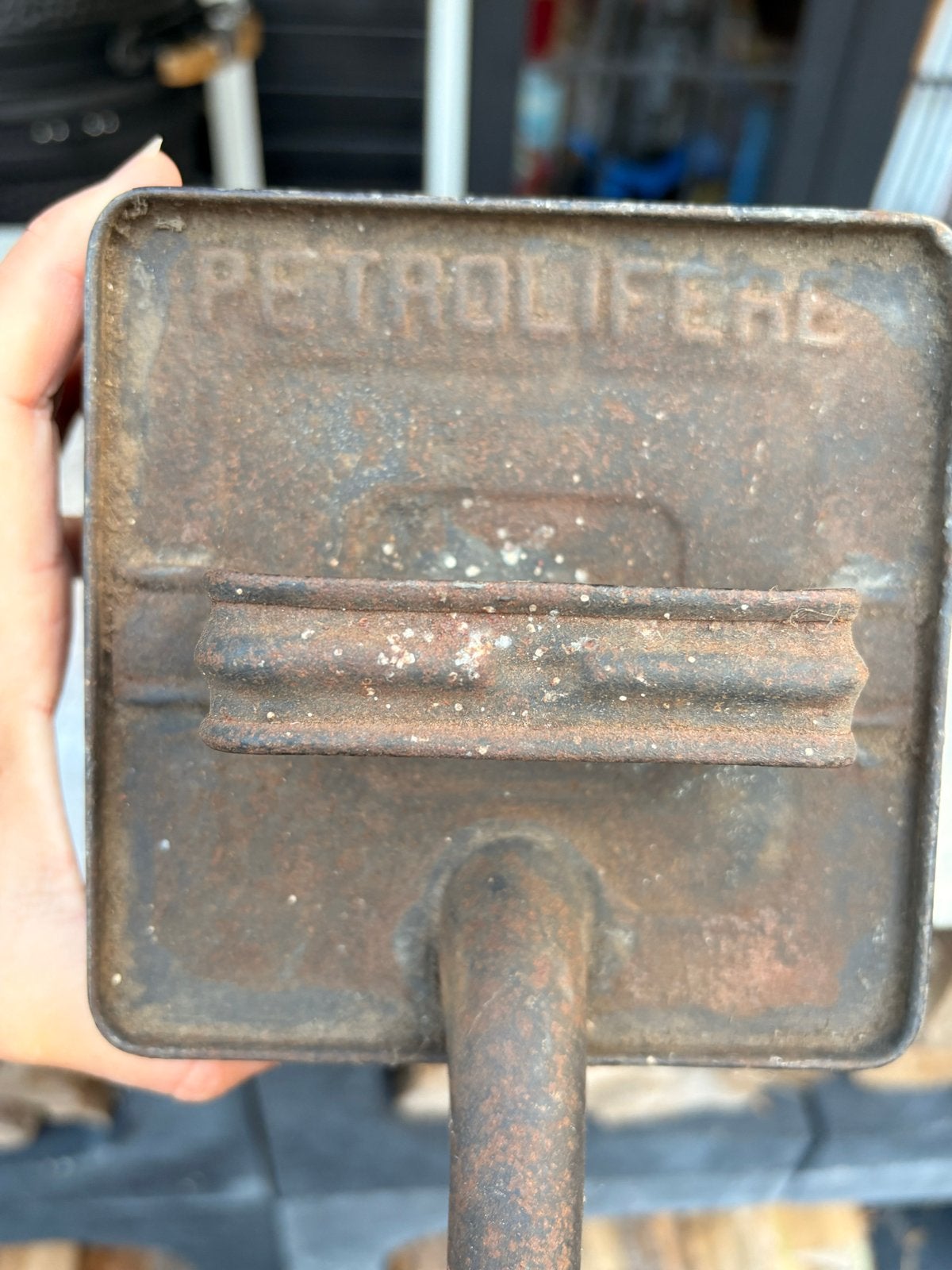 Vintage Oliekan "PETROLIFERE" uit Frankrijk, Ophalen of Verzenden