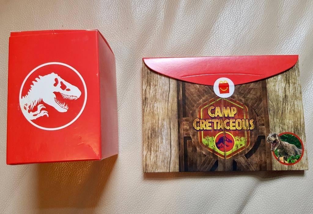Mc Donalds Happy meal 2 jurassic world speeltjes, Ophalen of Verzenden, Nieuw, Actiefiguur of Pop