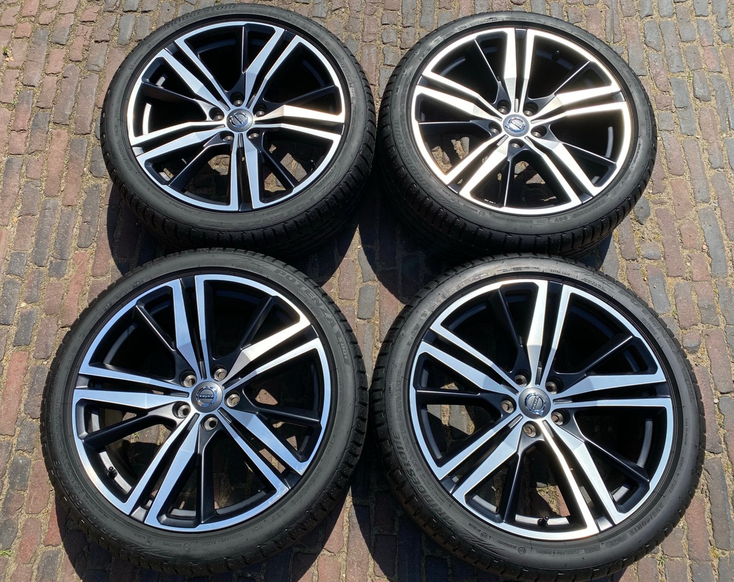 19” Volvo S60 V60 R line velgen + NIEUWE Bridgestone banden, 19 inch, Banden en Velgen, Nieuw, Ophalen of Verzenden