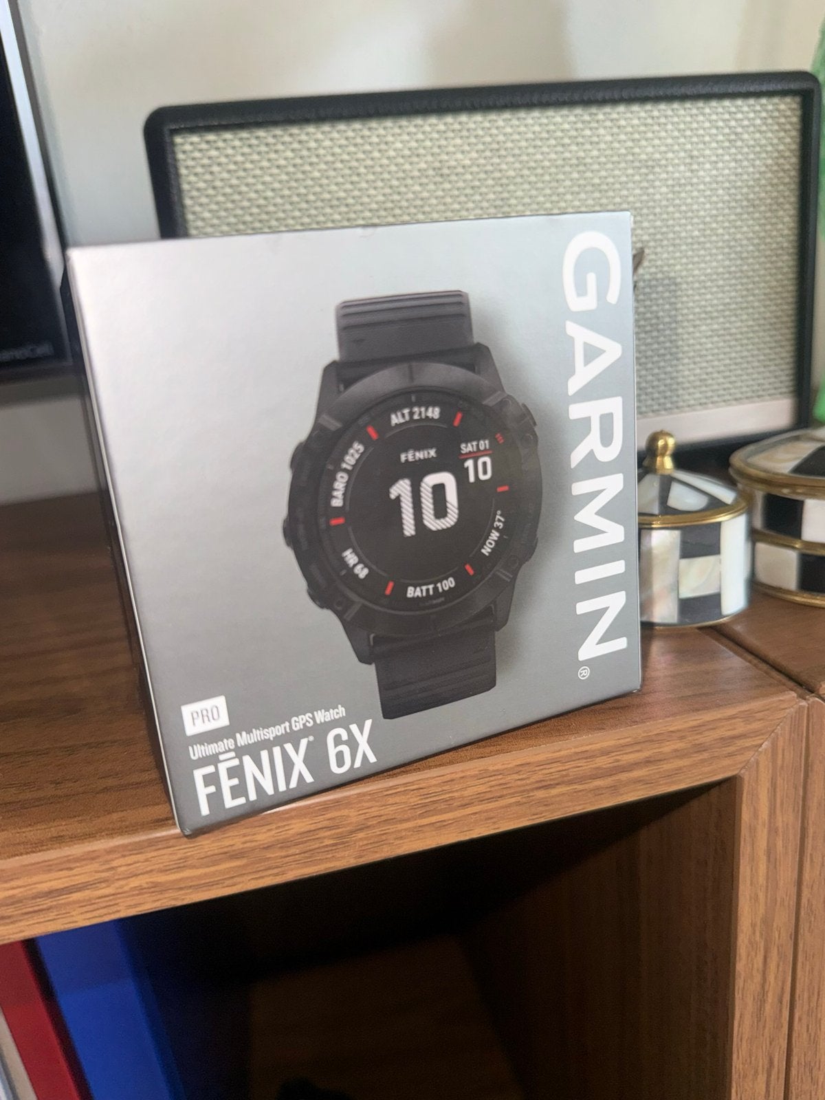 Garmin Fenix 6X Pro GPS Smartwatch, Sieraden, Tassen en Uiterlijk, Sporthorloges, Zwart, Ophalen of Verzenden, Waterdicht, Afstand