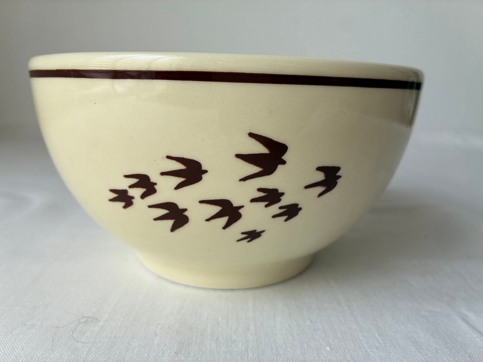 Vintage Mulino Bianco ontbijtkom met zwaluwen en molen, Antiek en Kunst, Ophalen of Verzenden
