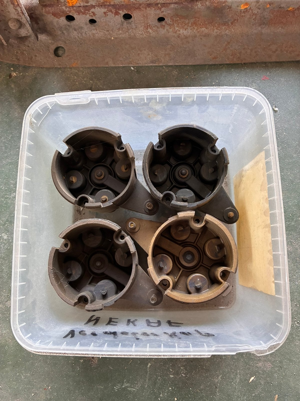 Verdelerkap Nekaf M38A1 jeep 4 stuks, Verzamelen, Militaria | Algemeen, Ophalen of Verzenden, Landmacht, Amerika