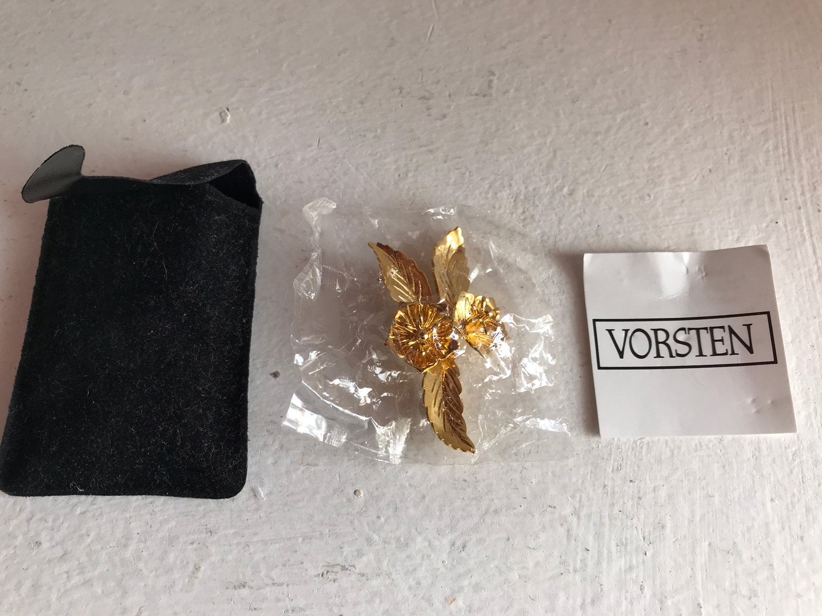 Broche Oranjebloesem verguld Vorsten 1997, Verzamelen, Koninklijk Huis en Royalty, Ophalen of Verzenden, Gebruikt, Nederland, Overige typen