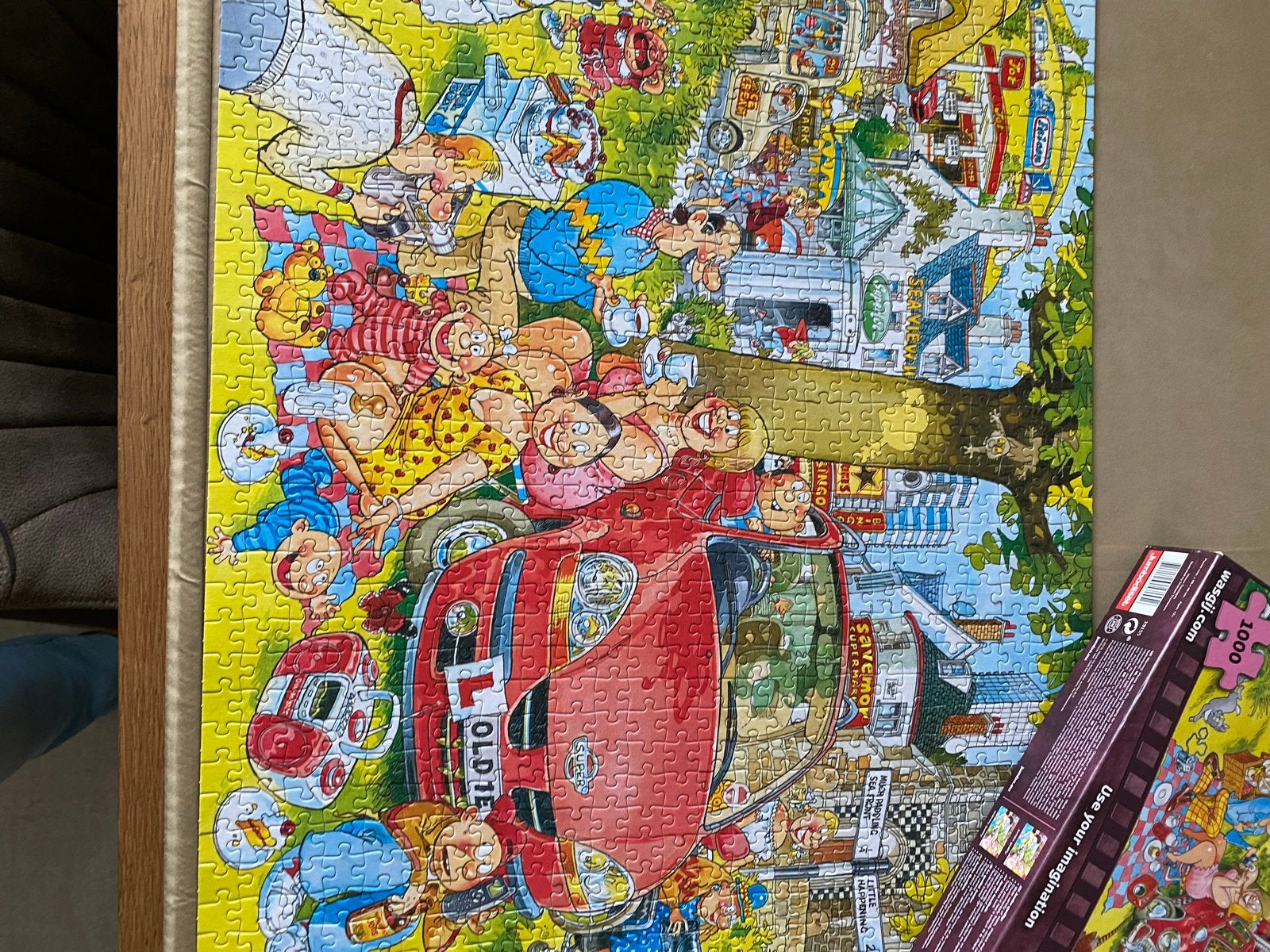 Wasgij Destiny Puzzel 2: The Proposal - 1000 stukjes, Ophalen of Verzenden, 500 t/m 1500 stukjes, Zo goed als nieuw, Legpuzzel