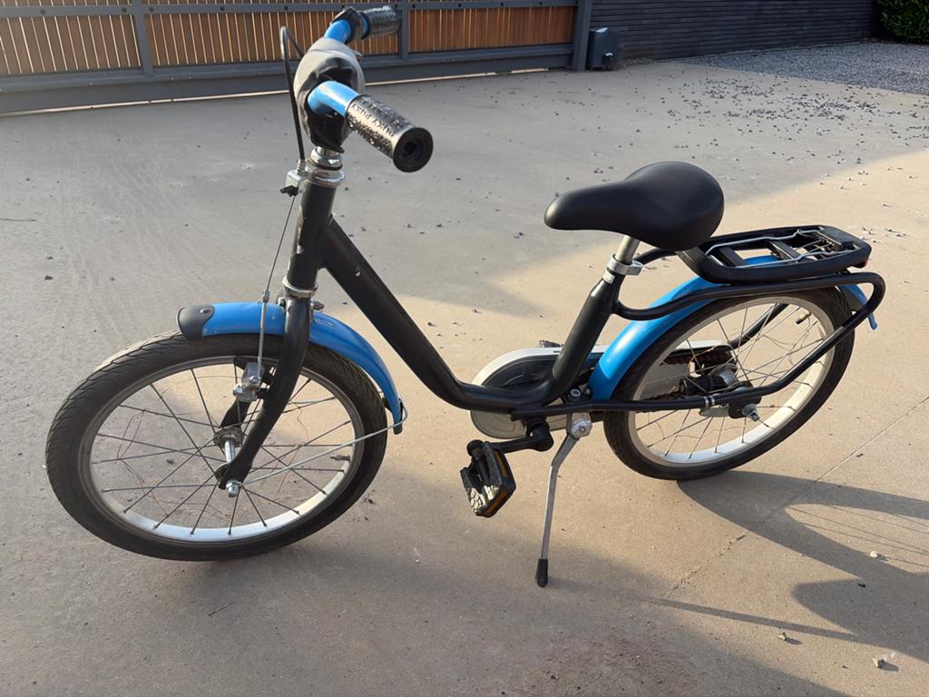 Kinderfiets Puky ZL 16-1 Alu - Blauw/Zwart, Ophalen of Verzenden, Gebruikt, Terugtraprem, 16 tot 20 inch