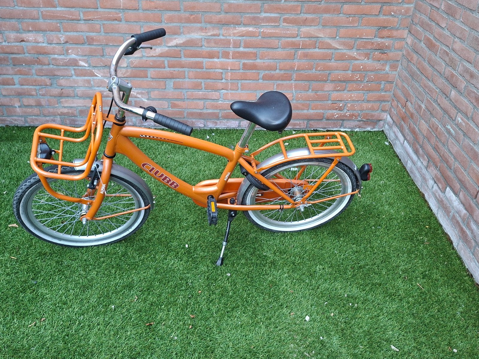 Alpina Clubb kinderfiets 20 inch met voordrager, Ophalen, Terugtraprem, Alpina, 16 tot 20 inch