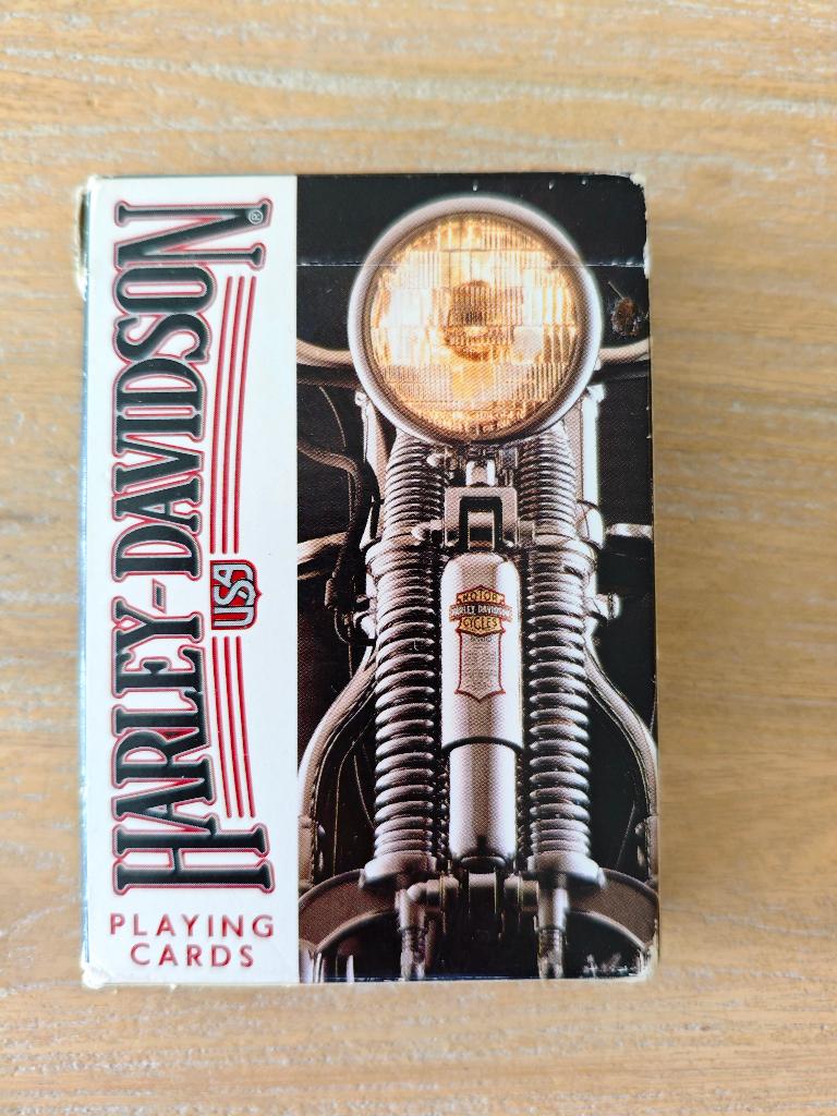 Vintage kaartspel Harley-Davidson, Ophalen of Verzenden, Gebruikt